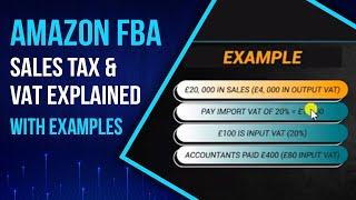 Amazon FBA Sales Tax 2021  How to do taxes and VAT for Amazon FBA  eCommerce Taxes Explained