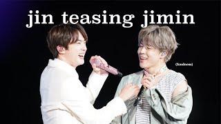 jins guide to teasing jimin  방탄소년단 BTS happy jinmin