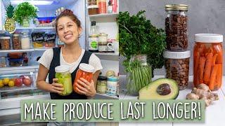 How To Make Produce Last Longer & Reduce Waste 25+ Tips