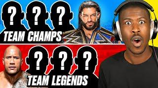 WWE 2K22 - 4 CHAMPIONS vs 4 LEGENDS