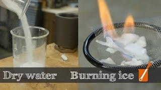 Dry water and Burning ice all about gas hydrates