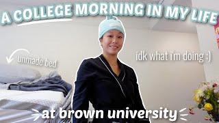 A PRODUCTIVE MORNING IN MY LIFE at Brown University - come hang out with me 