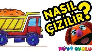 Nasıl Çizilir? - Kamyon -  - Çocuklar İçin Resim Çizme - RÜYA OKULU