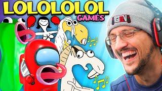 These GAMES had me Laughing Hard  Singing Blobs & Random LOL Mini-Games FGTeeV gets Weird Again