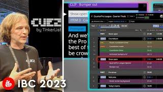 Fully Automate Your Live Broadcasts  NEW Cuez by Tinkerlist at IBC2023