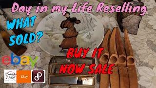 Savvy Selling Making Money With Thrifted Finds  Buy It Now Sale  Full-time Reseller Vlog #thrift