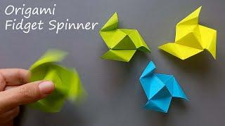 Paper Blow Spinning  How To Make A Paper Fidget Spinner  Cómo hacer un fidget spinner de papel