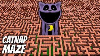 I found a CATNAP MAZE in Minecraft  Whats INSIDE the HUGGY WUGGY WUGGY CHAPTER 3 MAZE ?