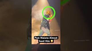 Post Malone ALMOST Sued A Fan..