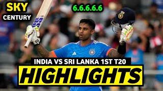 India Vs Srilanka 1st T20 2024 Highlights  IND VS SL