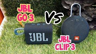 JBL Go 3 vs. JBL Clip 3  Bass Sound Test