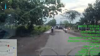 Jalan Raya Provinsi Gunung BatinLampung Tengah ke Mulya Asri Tulang Bawang Barat-Lampung Indonesia