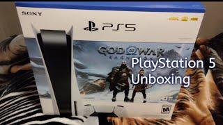 PlayStation 5 God of War Ragnarok Bundle UnboxingSet-up