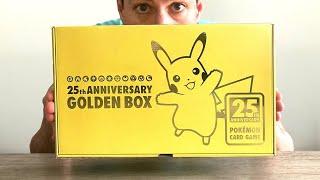 THE POKEMON GOLDEN BOX Opening Pokemon Cards Inside