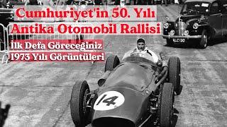 Cumhuriyetin 50.Yılı Antika Otomobil Rallisi  İlk Defa Göreceğiniz İzmir İstanbul Görüntüleri
