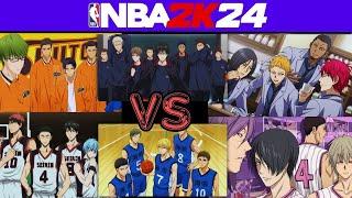 Kuroko No Basket Winter Tournament in NBA 2K