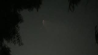 SpaceX launch viewed from San Diego