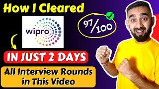 All Wipro Interview Questions and Answers  How I Cleared Wipro Interview In Just 2 Days