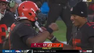 Nick Chubb GAME-WINNING TD in overtime vs. Bucs