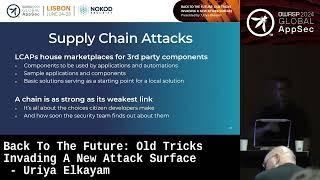 Back To The Future Old Tricks Invading A New Attack Surface - Uriya Elkayam