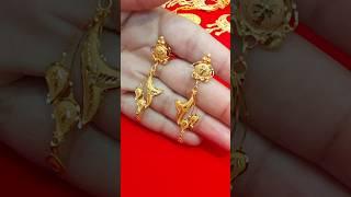 Beautiful Designer Light Weight Gold Earrings