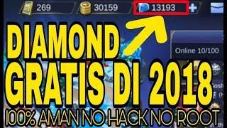 CARA MUDAH MENDAPATKAN DIAMOND GRATIS DI MOBILE LEGEND 2018 • NO HACK NO ROOT 100% AMAN√