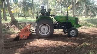 INDO FARM 3048 DI ROTAVATER APPLICATION இந்தோ ஃபார்ம் டிராக்டர்
