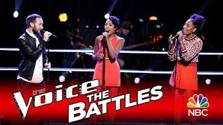 The Voice 2016 Battle - Gabriel Violett vs. Whitney & Shannon- More Than Words