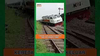 KERETA API ANJLOK KELUAR DARI REL DI TANGGULANGIN - INFO NGAB #beritabaru #breakingnews