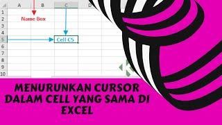 MENURUNKAN CURSOR DALAM CELL YANG SAMA DI EXCEL