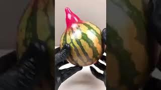 How to cover watermelon ? Experiment No.501  Funny Tricks #Experiment #Tips #Shorts #ytshorts