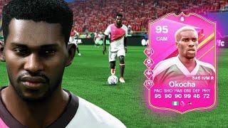 95 FUTTIES HERO JAY JAY OKOCHA SBC PLAYER REVIEW  EA FC 24 ULTIMATE TEAM