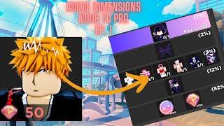 ANIME DIMENSIONSroblox  - noob to pro EP. 1 The luckiest start