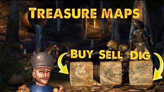 ESO Treasure Maps Explained - Which to Buy  Sell  Dig Up