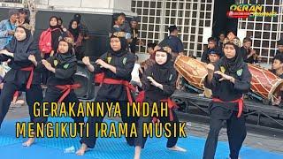 Srikandi PPSI Cakra Buana Jakarta Peragakan Jurus Sesuai Irama Musik