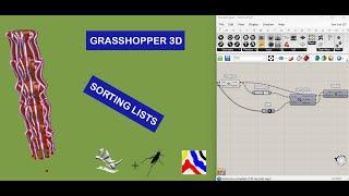 Grasshopper 3d Sorting Lists