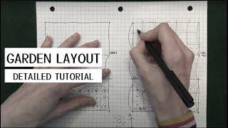 Detailed tutorial on laying out the vegetable garden--spacing microclimates & companion planting.