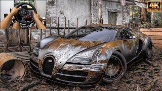 rebuild a Bugatti Veyron  Forza Horizon 5  Logitech g29 gameplay