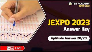 JEXPO 2023 Answer Key  Aptitude 2020  কত নম্বর পাবে জেনে নাও   TBR ACADEMY