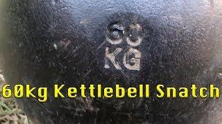 60kg Kettlebell Snatch 132 lbs.