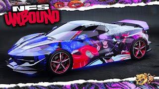 Anime Car Wrap │Chevrolet Corvette Stingray Convertible │NFS Unbound