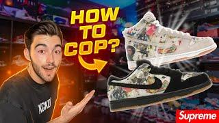 HOW TO MANUALLY COP SUPREME SB DUNK Rammellzee Highs & Lows USE THIS METHOD