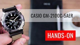 HANDS-ON Casio G-Shock Original GM-2100C-5AER Utility Metal Collection
