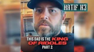 Dad is unbeatable at solving RIDDLES Part 2  Riddle King  #riddleking #riddles #DadOfTheDay