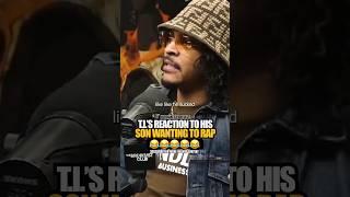 T.I. reacts to his son wanting rap  #ti #hiphop #rap #domani