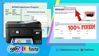 How to Reset EPSON L5290 Printer with Resetter  INKfinite