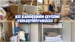 KIZ KARDEŞİMİN ÇEYİZİNİ YERLEŞTİRİYORUZ 3 GÜN SÜREN YERLEŞTİRME  BAŞIMIZA GELEN AKSİLİKLER