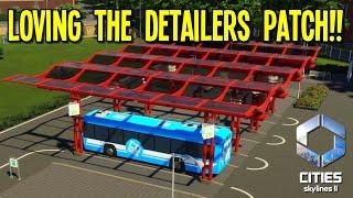 Making Best Use of NEW Mass Transit from the Detailers Patch in Cities Skylines 2