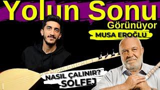 YOLUN SONU GÖRÜNÜYOR SOLFEJ SAZ NOTALARI  MUSA EROĞLU Yolun Sonu Kısa Sap Bağlama Dersi