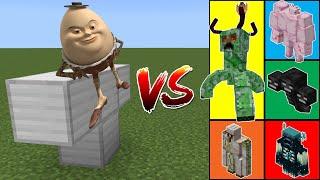 Humpty Dumpty Golem vs Random Mobs